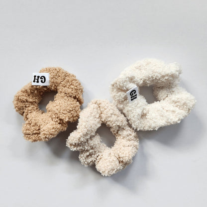 3-Pack Teddy Scrunchies