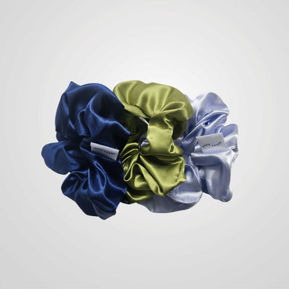 3-Pack Large Satin Scrunchies