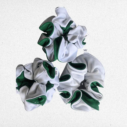 green_and_white_scrunchie